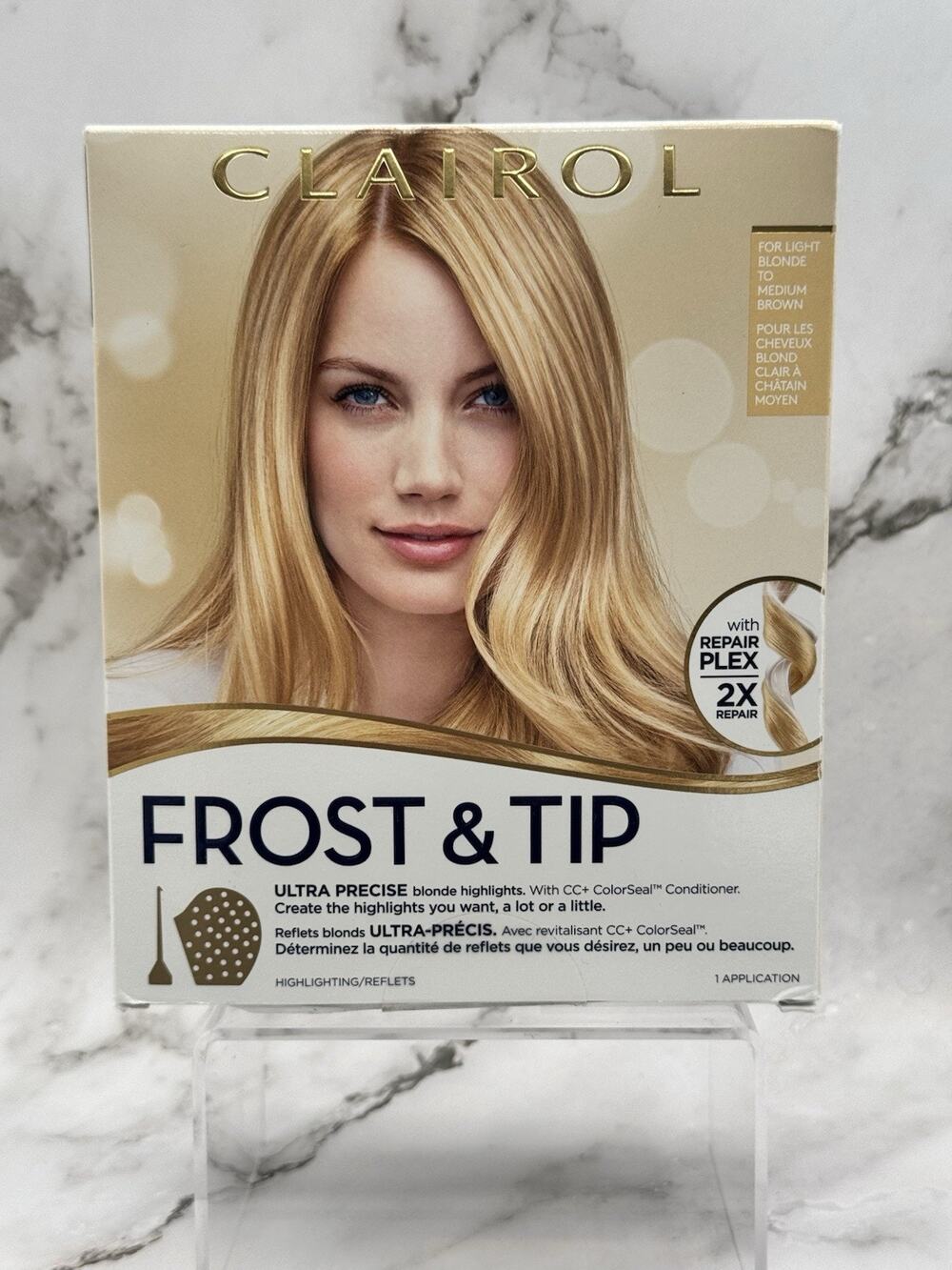 New Clairol Nice'n Easy Frost&Tip Original Hair Dye Light Blonde to Medium Brown